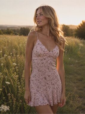 RAG 90s floral Mini Dress